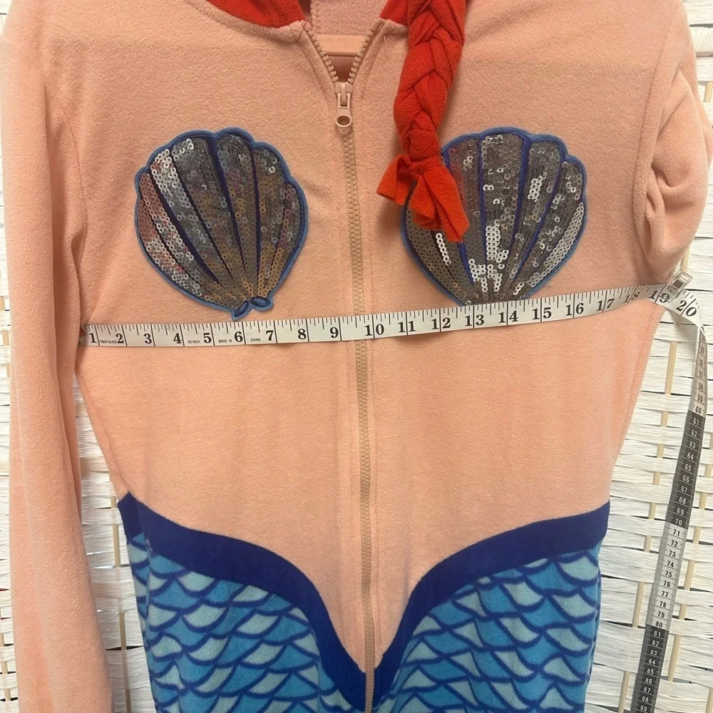 Just Love woman’s one piece mermaid pj’s bodysuit euc‎ size Small